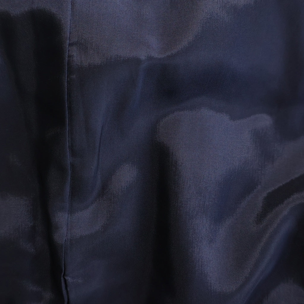NO BRAND(ノーブランド) essebi due ノーカラー ジャケット ウール ネイビー レディース