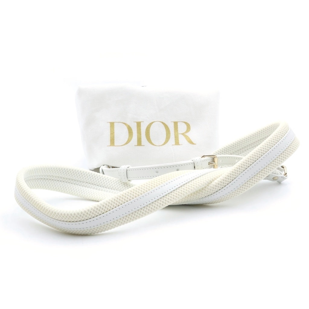 DIOR(ディオール) ヴァイブ マイクロ バケット 2way ハンドバッグ ショルダーバッグ ブラック×ホワイト スエード×レザー S6250OSGQ_M928 レディース