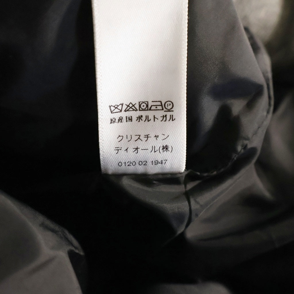 DIOR(ディオール) 総柄 ロゴ フーディーダウンジャケット グレー ウール 2WBM21PUFV レディース