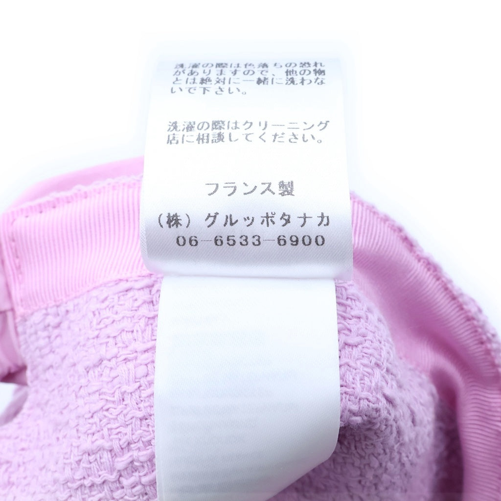 PATOU(パトゥー) 26SS リボンディテール コットン キャップ 帽子 ピンク AC111-0241 レディース