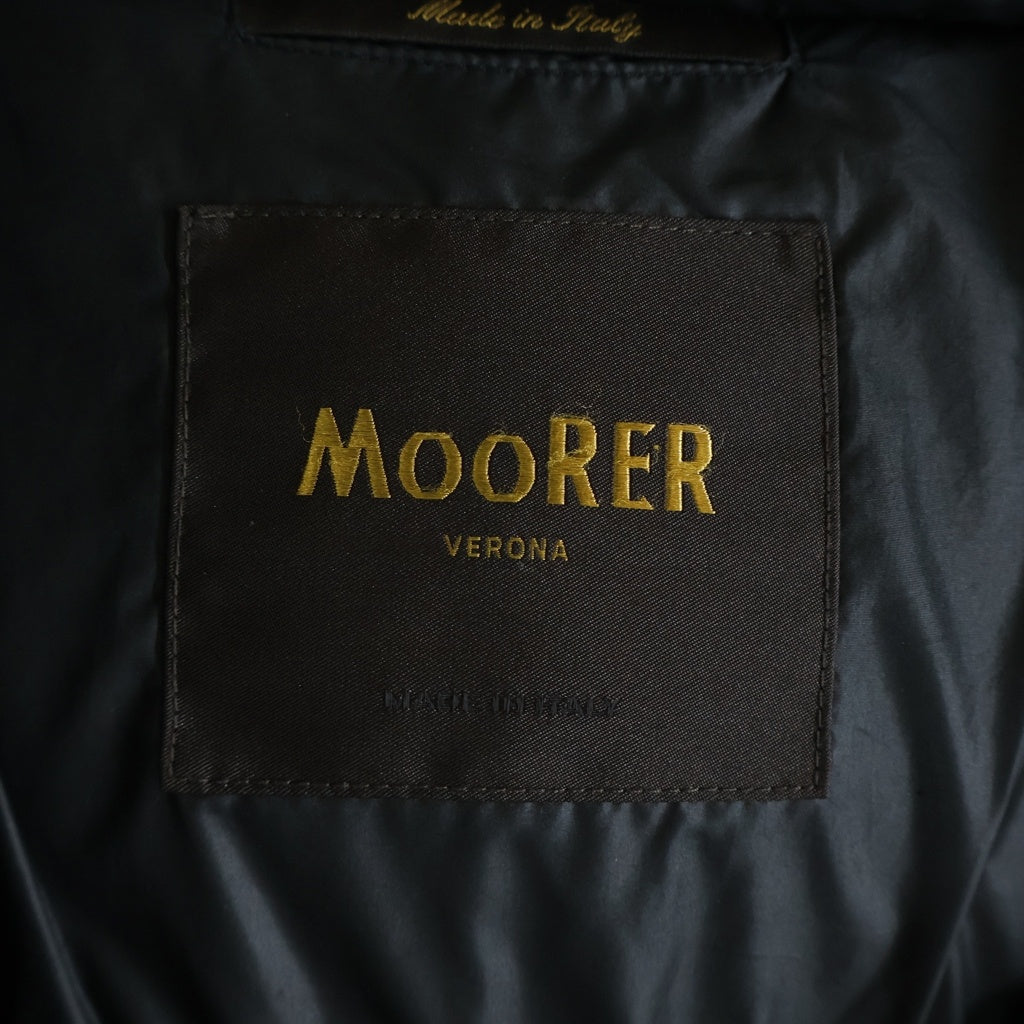 MOORER(ムーレー) ダウンジャケット アウター ファー付き ポリエステル ナイロン ブラック レディース