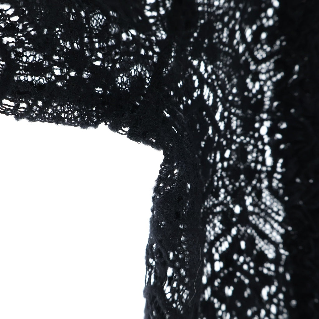 CHANEL(シャネル) レース カーディガン トップス ウール ブラック