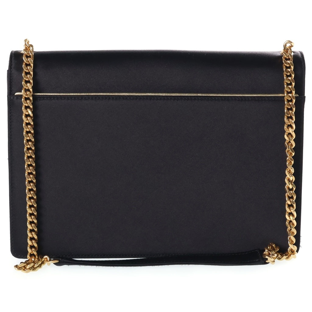 SAINT LAURENT PARIS(サンローランパリ) カサンドラ チェーンショルダーバッグ ブラック ゴールド金具