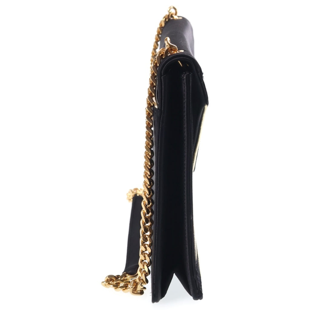 SAINT LAURENT PARIS(サンローランパリ) カサンドラ チェーンショルダーバッグ ブラック ゴールド金具