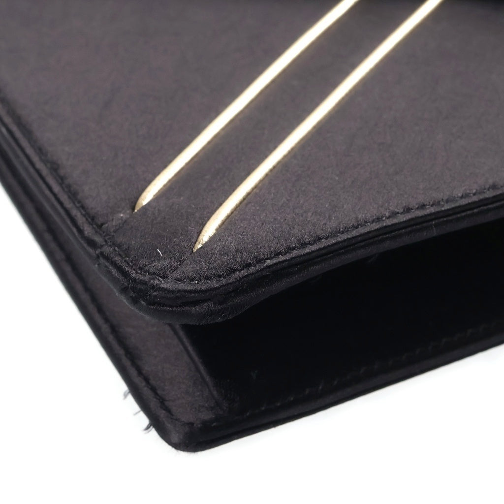 SAINT LAURENT PARIS(サンローランパリ) カサンドラ チェーンショルダーバッグ ブラック ゴールド金具