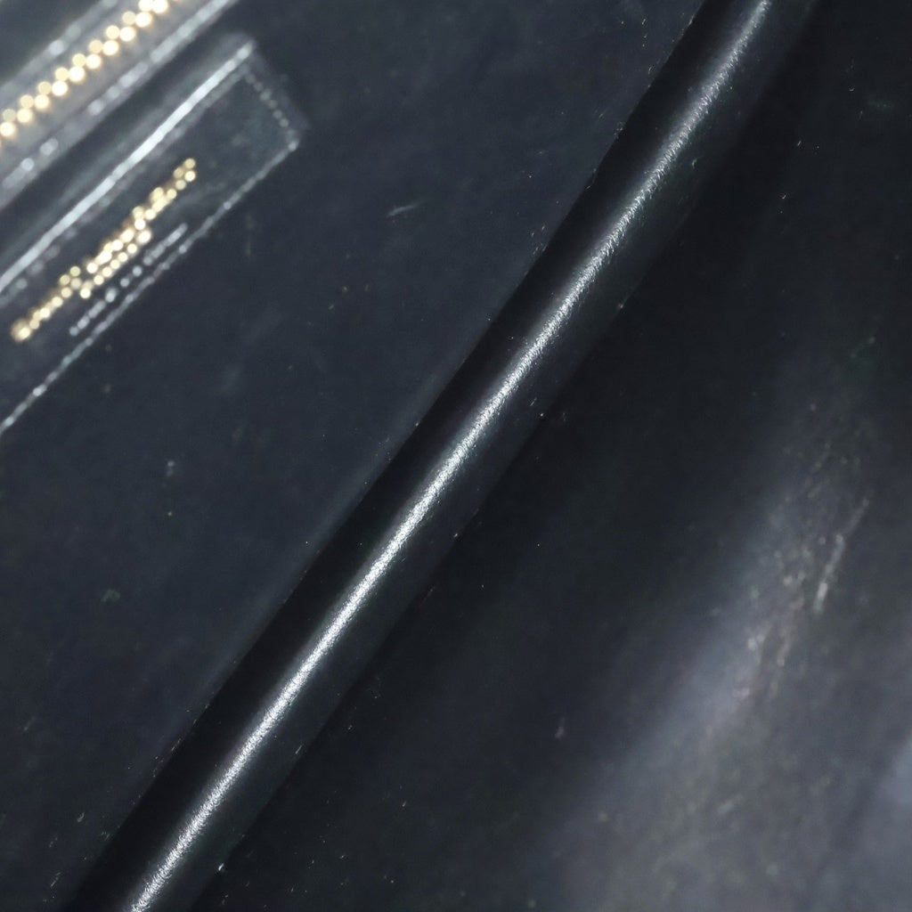 SAINT LAURENT PARIS(サンローランパリ) カサンドラ チェーンショルダーバッグ ブラック ゴールド金具