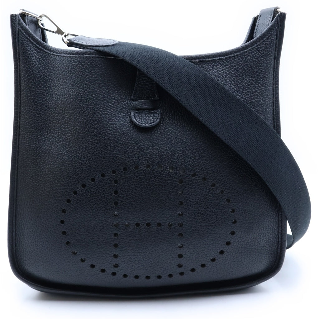 LOUIS VUITTON(ルイヴィトン) エブリンGM ショルダーバッグ ブラック トリヨンクレマンス □K刻印 シルバー金具 レディース