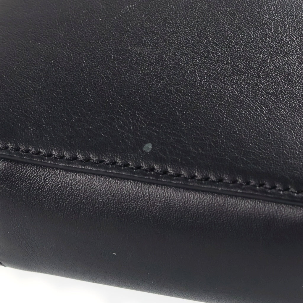 LOEWE(ロエベ) Vertical Crossbody Pocket アナグラム バーティカル ショルダー クロスボディポケットバッグ レザー ブラック C565S59X01