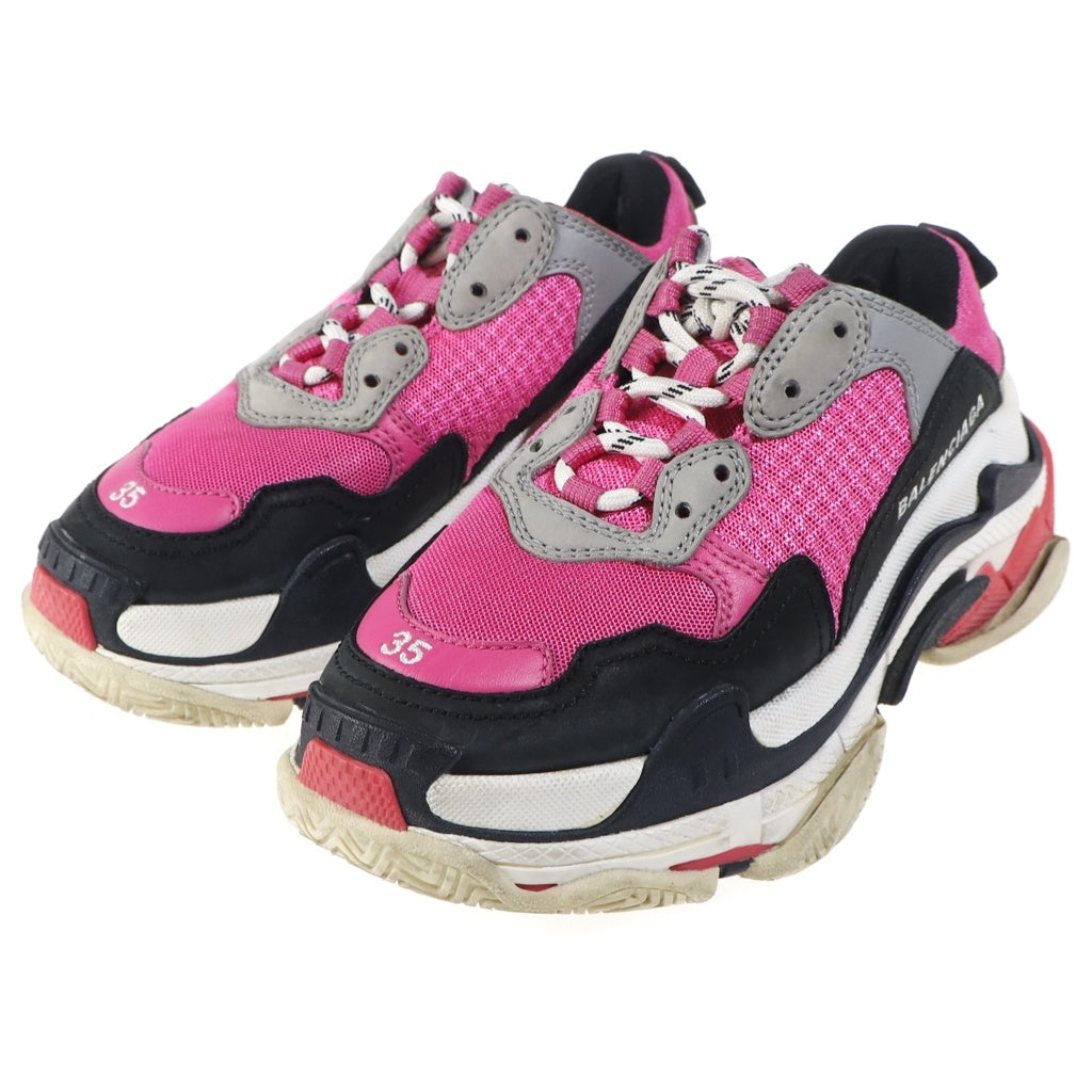 BALENCIAGA(バレンシアガ) TRIPLE S TRAINERS トリプルエス トレーナー ローカットスニーカー シューズ?ピンク 524039 レディース
