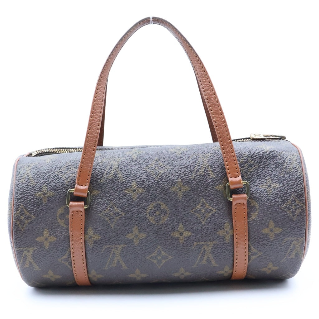 LOUIS VUITTON(ルイヴィトン) モノグラム パピヨン26 ハンドバッグ PVC/レザー ゴールド金具 ブラウン M51366