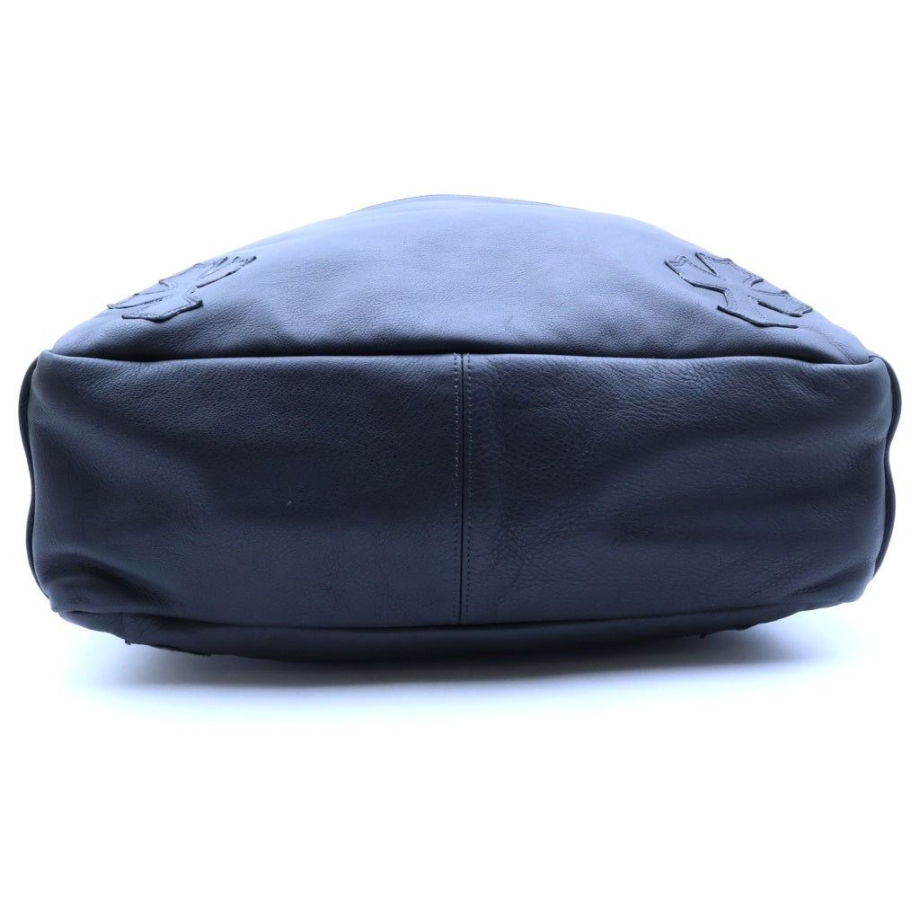 CHROME HEARTS(クロムハーツ) TOTE BAG POCKET 4 CROS PATCH 4ポケット クロスパッチ付き レザートートバッグ ブラック