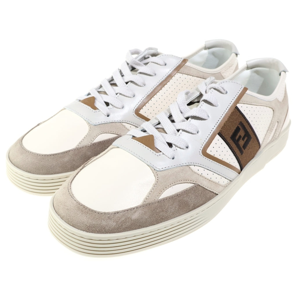 FENDI(フェンディ) FENDI STEP フェンディ ステップ ローカットスニーカー タバコ 7E1631