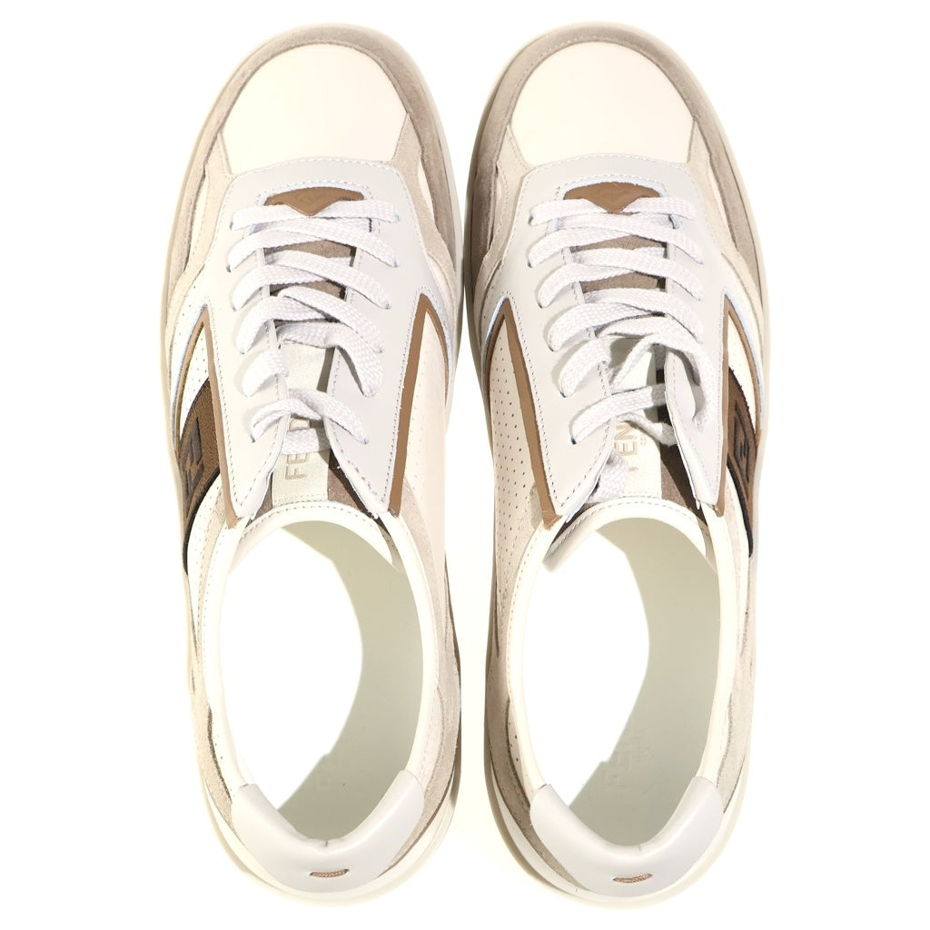 FENDI(フェンディ) FENDI STEP フェンディ ステップ ローカットスニーカー タバコ 7E1631