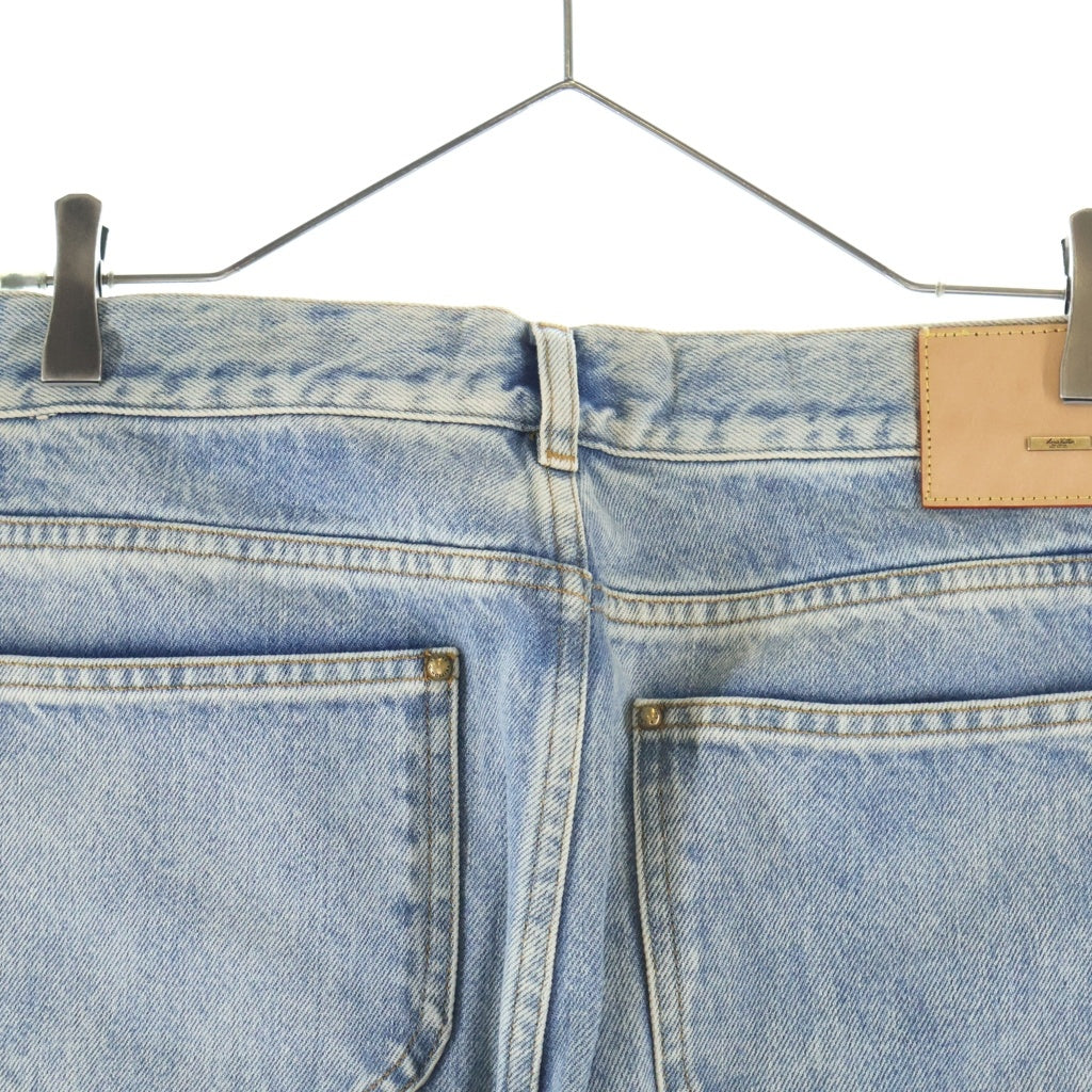 LOUIS VUITTON(ルイヴィトン) 24SS ウォッシュ加工 ストレート デニムパンツ インディゴ RM231Q LVP HJD70W