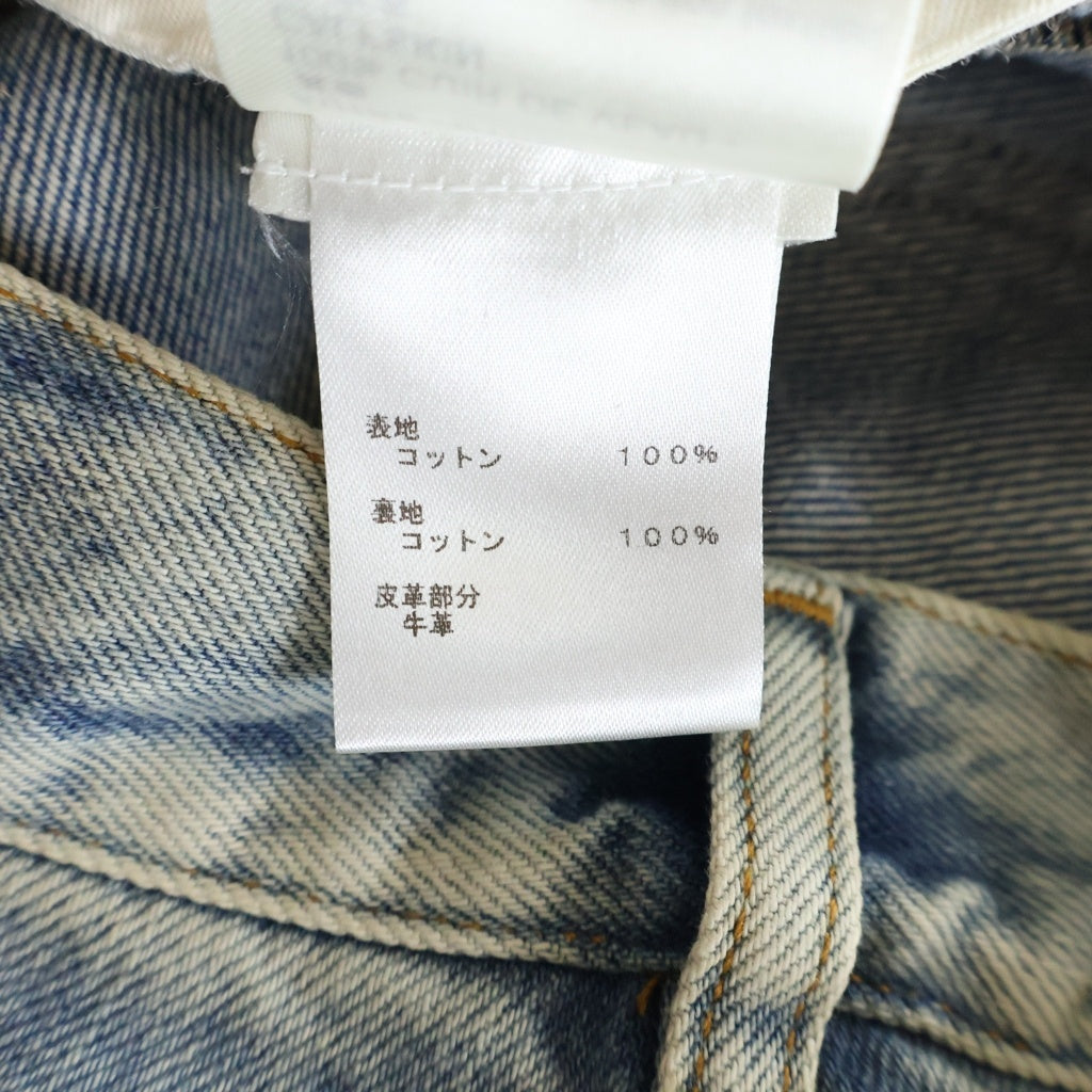 LOUIS VUITTON(ルイヴィトン) 24SS ウォッシュ加工 ストレート デニムパンツ インディゴ RM231Q LVP HJD70W