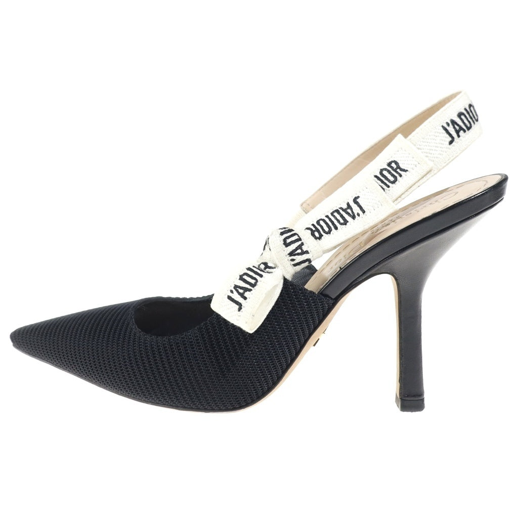 Christian Dior(クリスチャンディオール) J'Adior スリングバック パンプス ブラック×ベージュ
