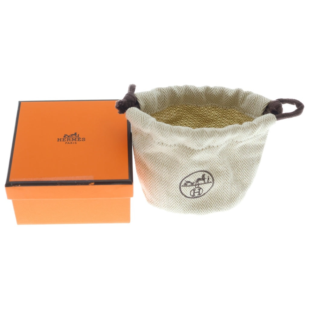 HERMES(エルメス) コリエドシアン ゴールド レザー シルバー金具 W刻印 レディース