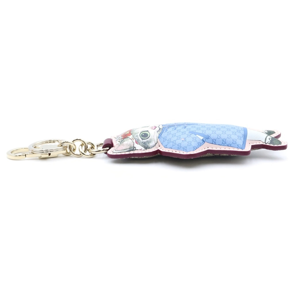 GUCCI(グッチ) ヒグチユウココラボ GGスプリーム ボー キーホルダー マルチカラー 851743 レディース