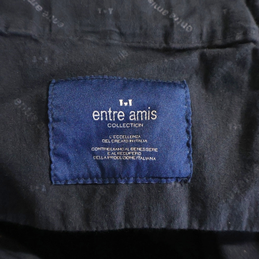 entre amis(アントレアミ) チノイージースラックス ネイビー コットン PA178291/488L17