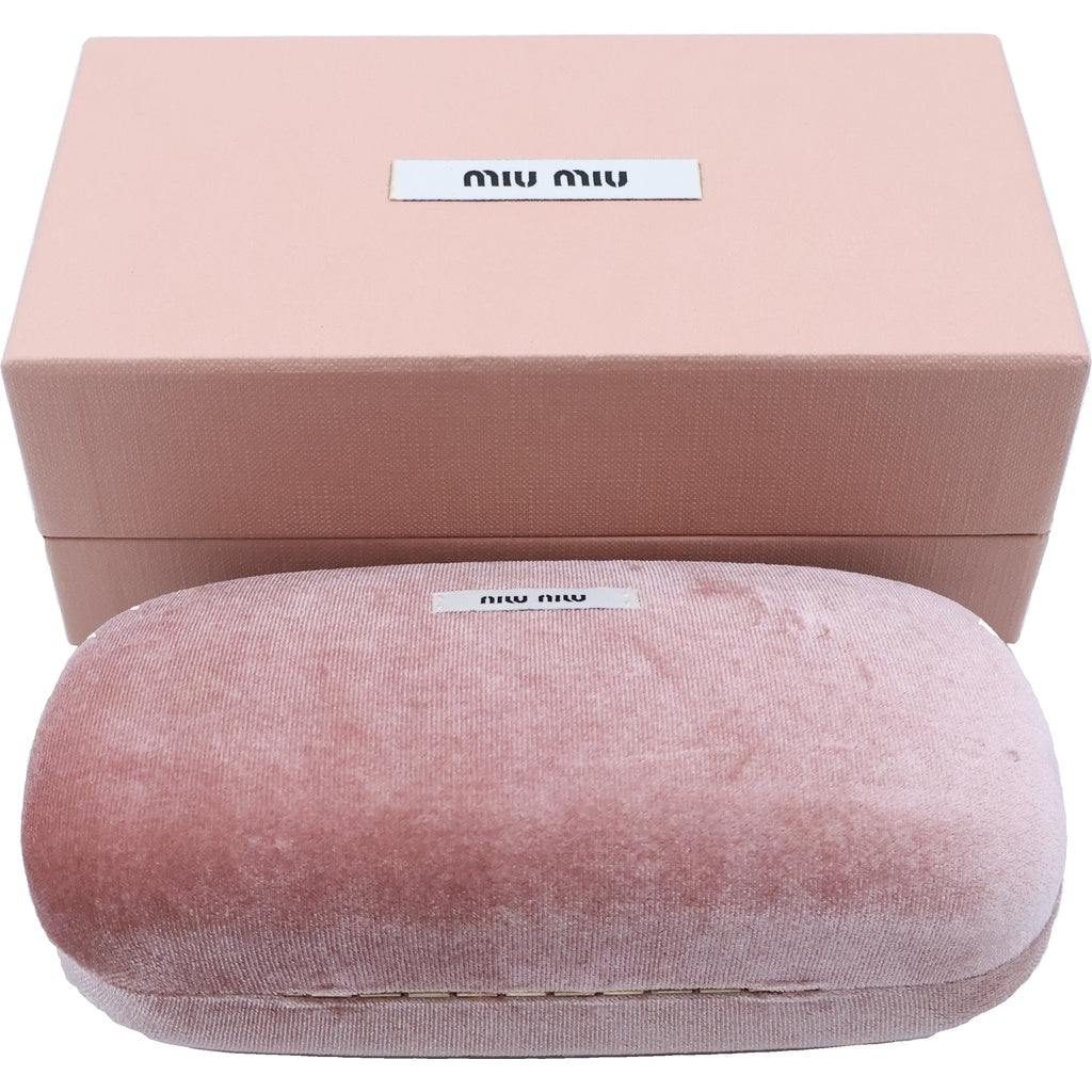 miumiu(ミュウミュウ) ロゴサングラス ブラック プラスチック SMU03N-A 56□18 1AB-3M1 140 2N