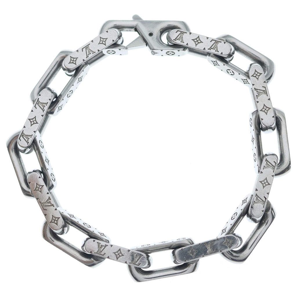 LOUIS VUITTON(ルイヴィトン) モノグラム ブレスレット チェーン シルバー GP M00308
