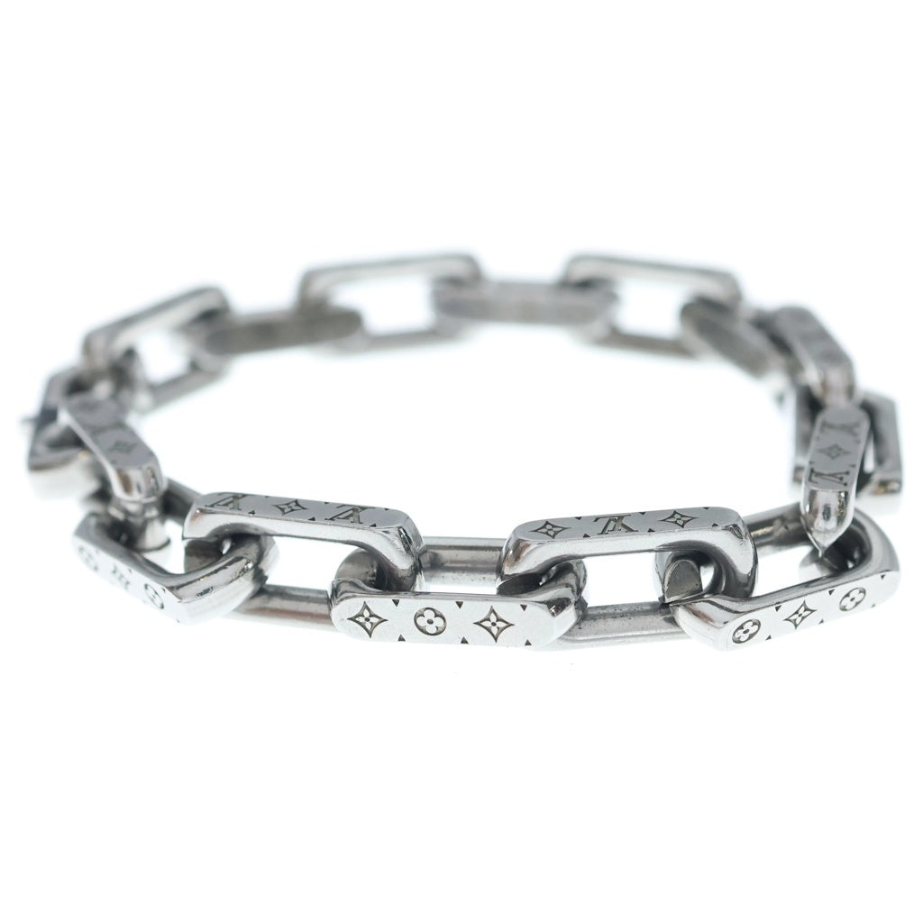 LOUIS VUITTON(ルイヴィトン) モノグラム ブレスレット チェーン シルバー GP M00308