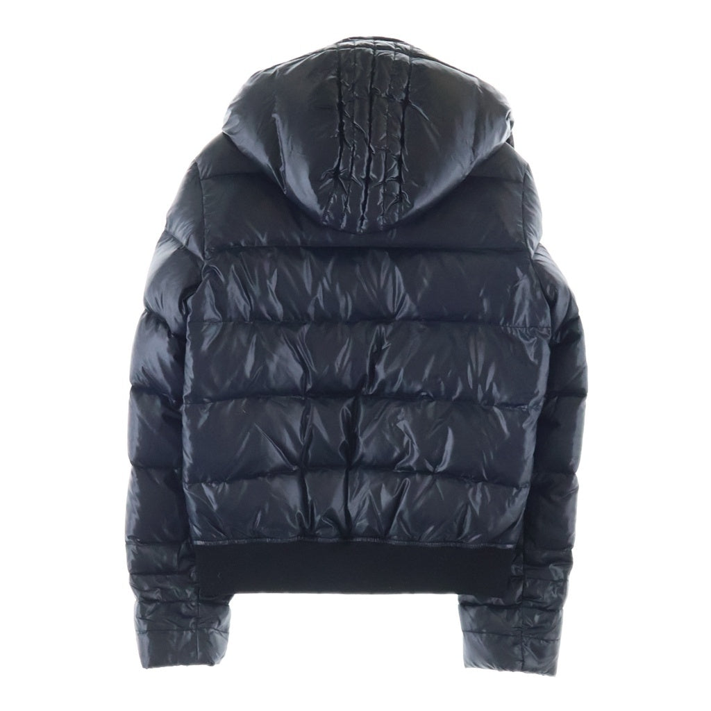 DIESEL(ディーゼル) フード付き ダウンジャケット ナイロン ジップアップ ブラック