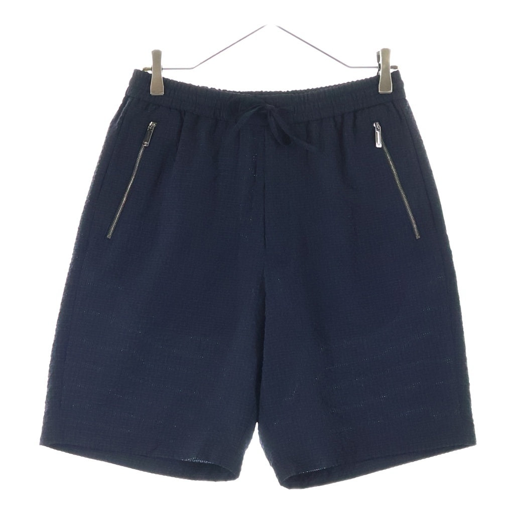 EMPORIO ARMANI(エンポリオアルマーニ) シアサッカーハーフパンツ ショートパンツ ショーツ ブラック H31PB5 C1036