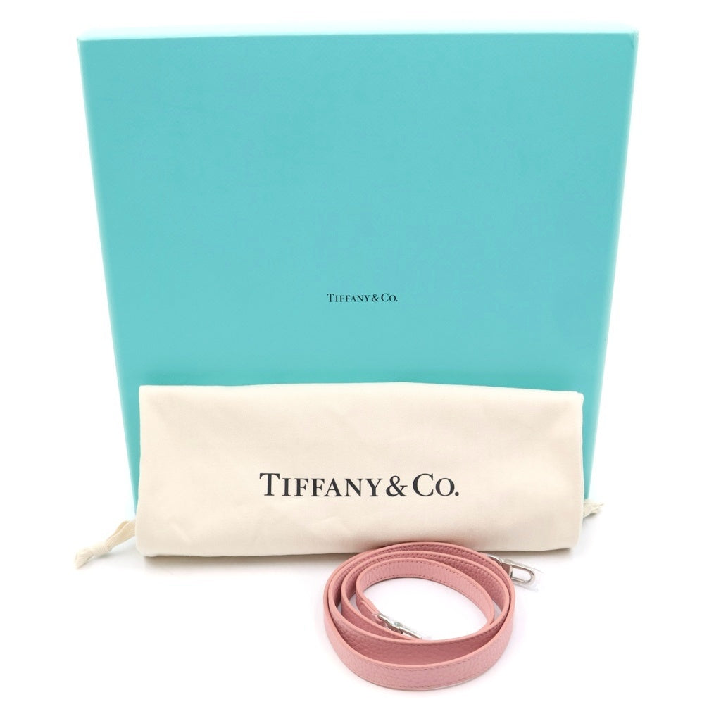 TIFFANY & Co.(ティファニー) リターントゥティファニー 2WAYハンドバッグ チェーンショルダーバッグ ミニバッグ ピンク レザー シルバー金具 レディース