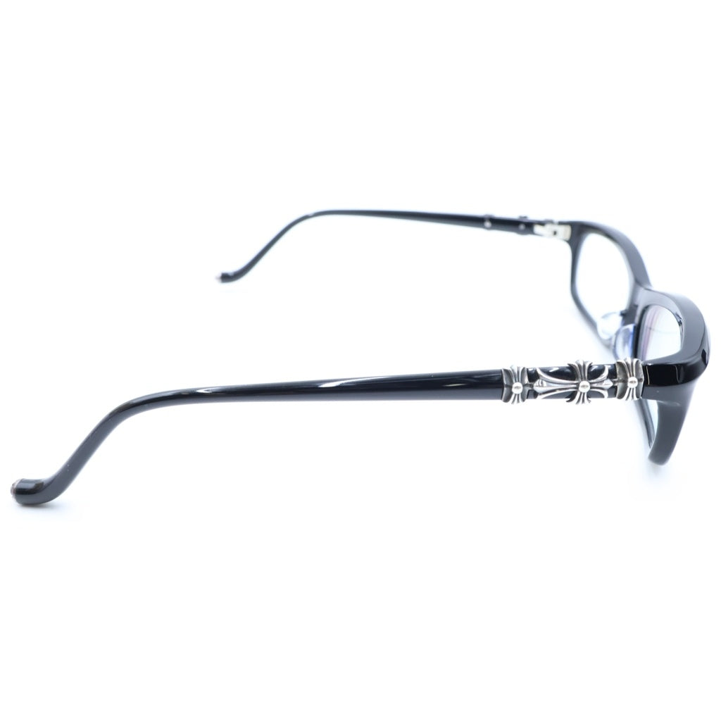 CHROME HEARTS(クロムハーツ) BEARDED BABY-A Dark Tortoise クロステンプル アイウェア メガネ ブラック/シルバー