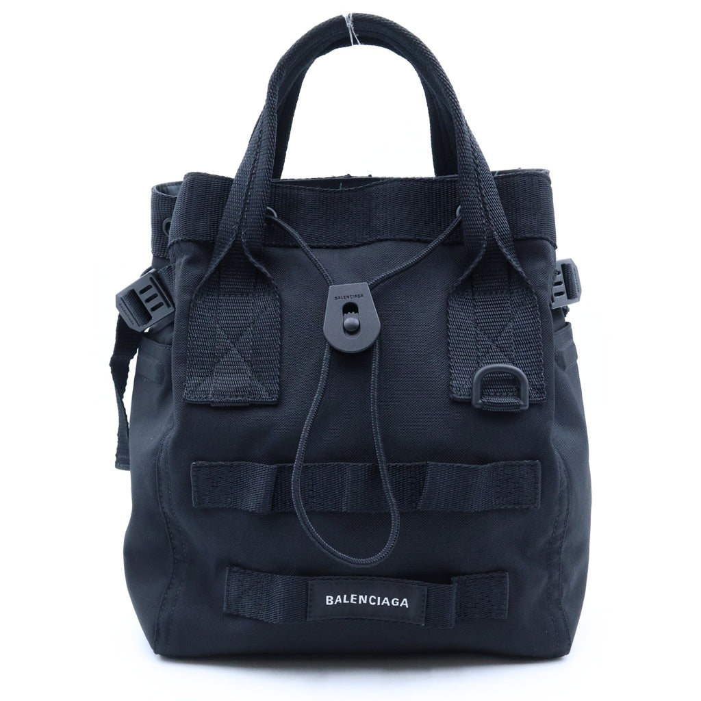 BALENCIAGA(バレンシアガ) アーミー トートバッグ 2WAYハンドバッグ ショルダーバッグ ブラック ナイロン 644029