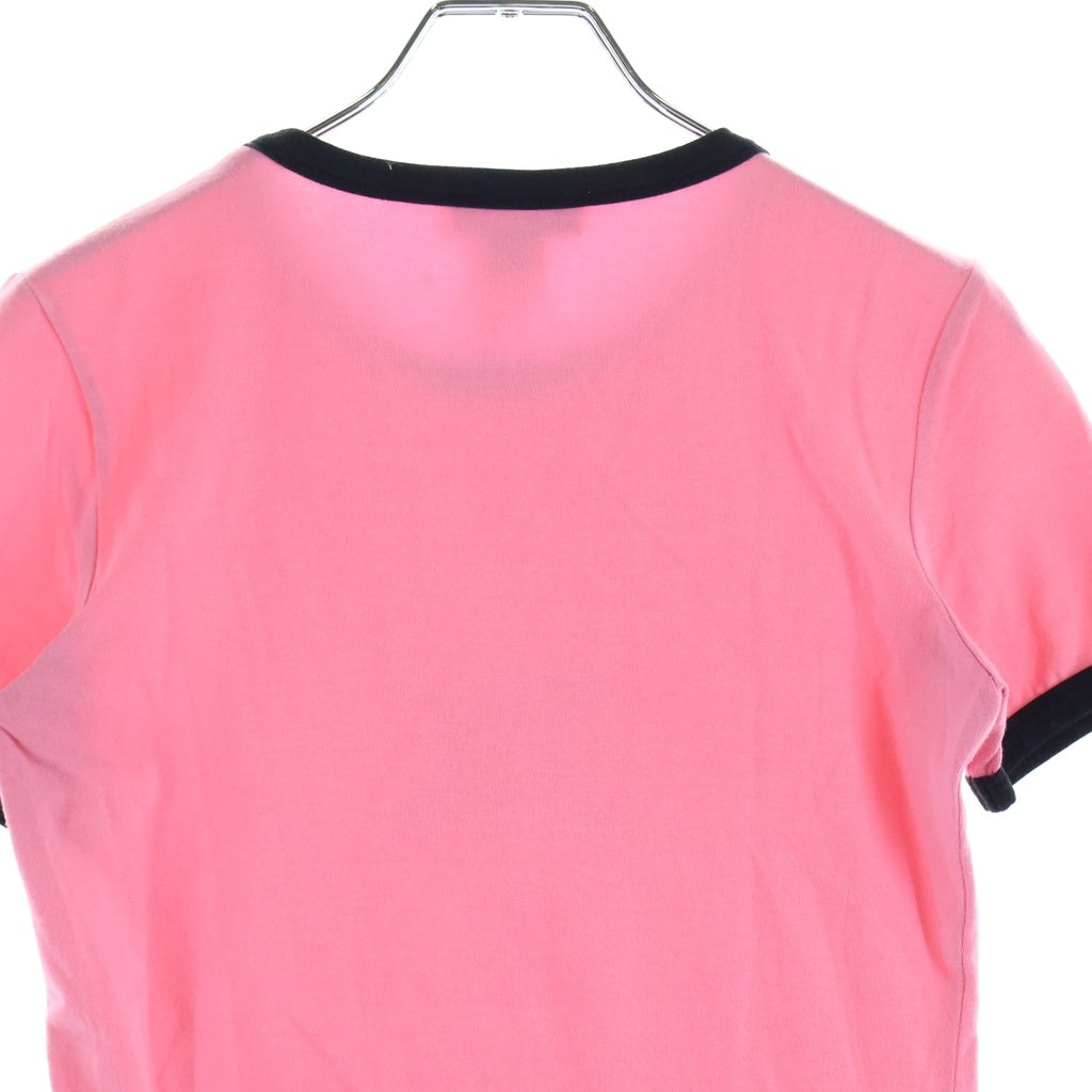 CELINE(セリーヌ) トリオンフ リンガー半袖Tシャツ クルーネックカットソー ピンク
