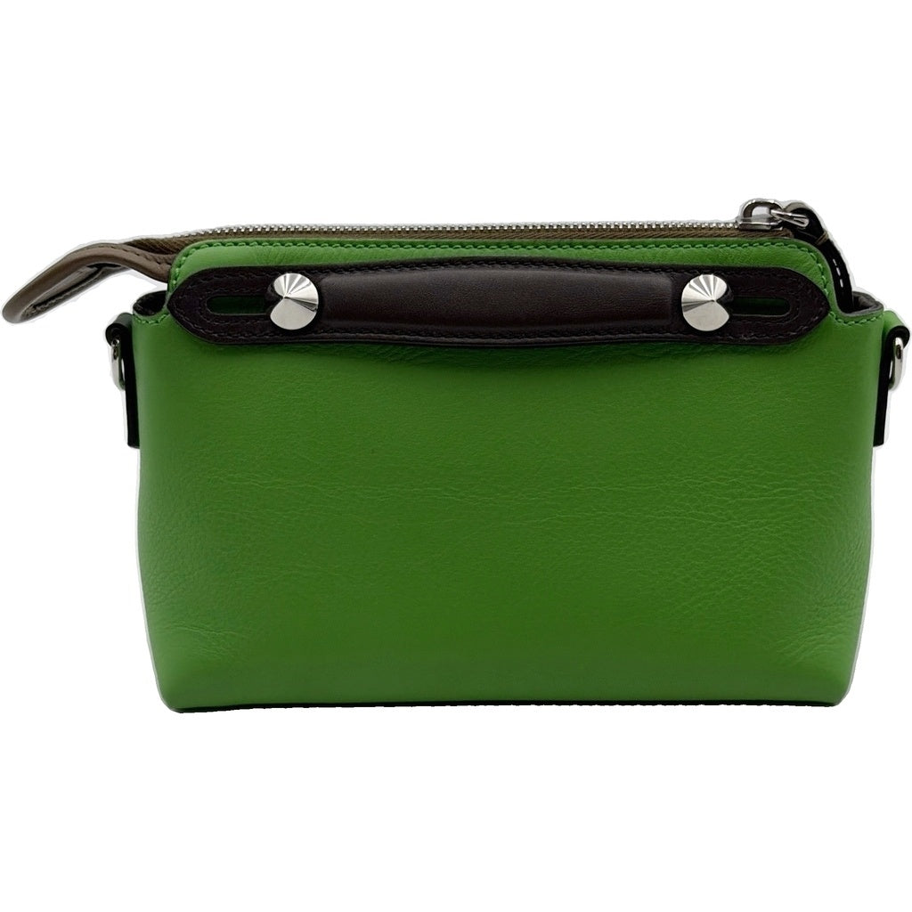 FENDI(フェンディ) バイザウェイ ミニ 2wayショルダーバッグ ライトグリーン バイカラー レザー 8BL145