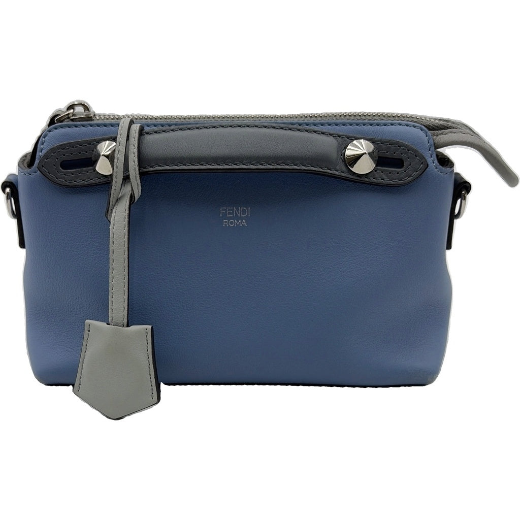 FENDI(フェンディ) バイザウェイ ミニ 2wayショルダーバッグ ブルー バイカラー レザー 8BL135