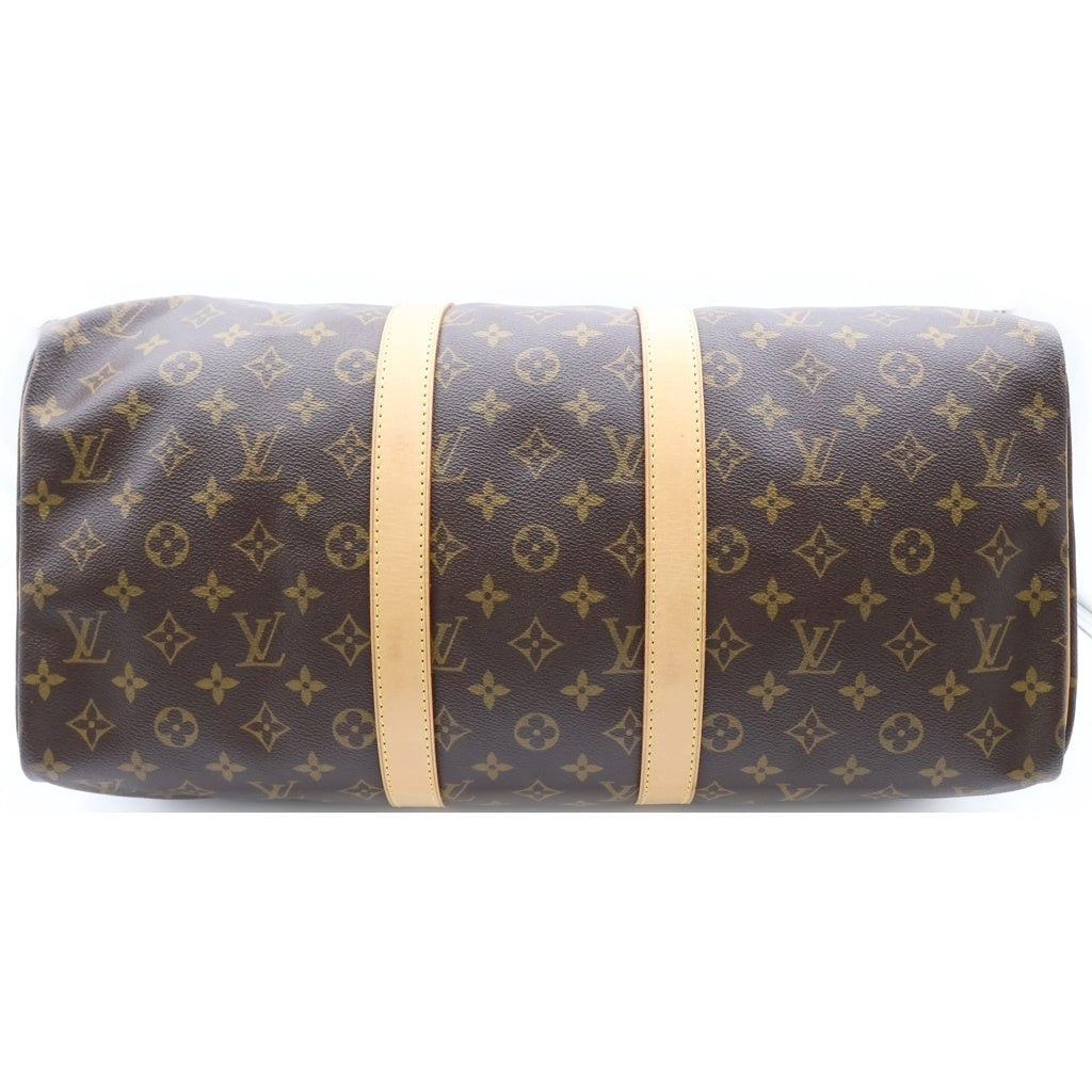 LOUIS VUITTON(ルイヴィトン) キーポル45 ボストンバッグ モノグラム PVCレザー ブラウン M41428