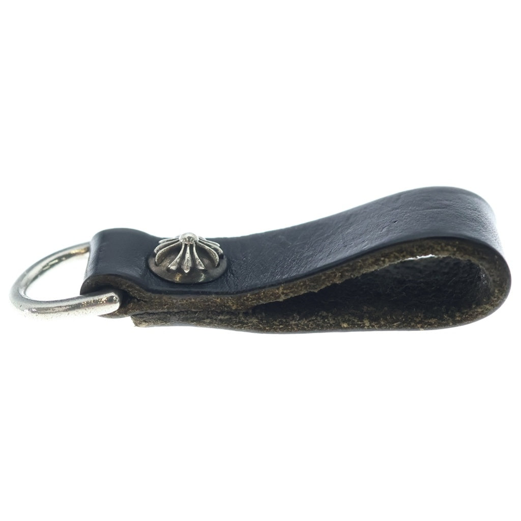 CHROME HEARTS(クロムハーツ) BELT LOOP D RING Dリング クロスボールベルトループ ブラック/シルバー BCA415
