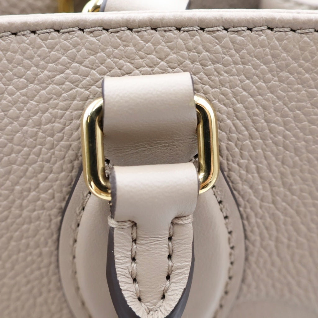 LOUIS VUITTON(ルイヴィトン) オンザゴーMM ハンドバッグ トートバッグ モノグラム アンプラント レザー トゥルトレール グレージュ M45607 レディース