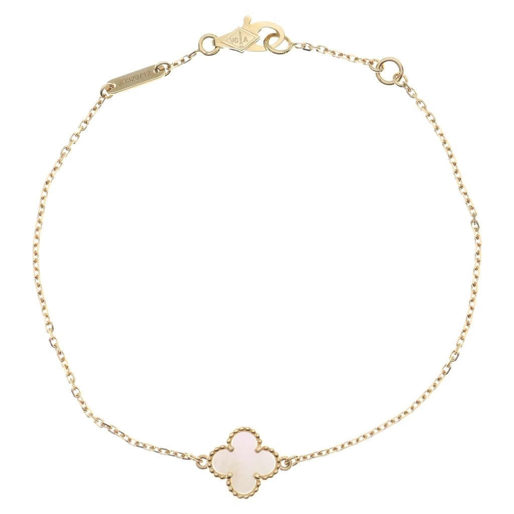 Van Cleef & Arpels(ヴァンクリーフアンドアーペル) スウィートアルハンブラ ブレスレット マザーオブパール K18イエローゴールド VCARF68800