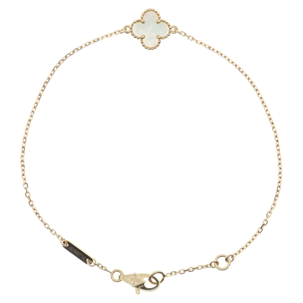 Van Cleef & Arpels(ヴァンクリーフアンドアーペル) スウィートアルハンブラ ブレスレット マザーオブパール K18イエローゴールド VCARF68800