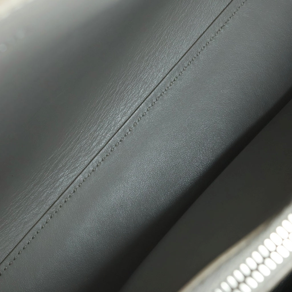 SAINT LAURENT PARIS(サンローランパリ) サック ド ジュール ベイビー 2WAYハンドバッグ ショルダーバッグ グレー レザー 421863 シルバー金具 レディース