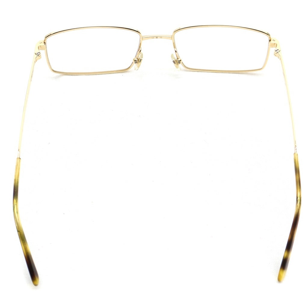 Cartier(カルティエ) Santos サントス レクタングルフレーム アイウェア メガネ 眼鏡 ゴールド CT0085O