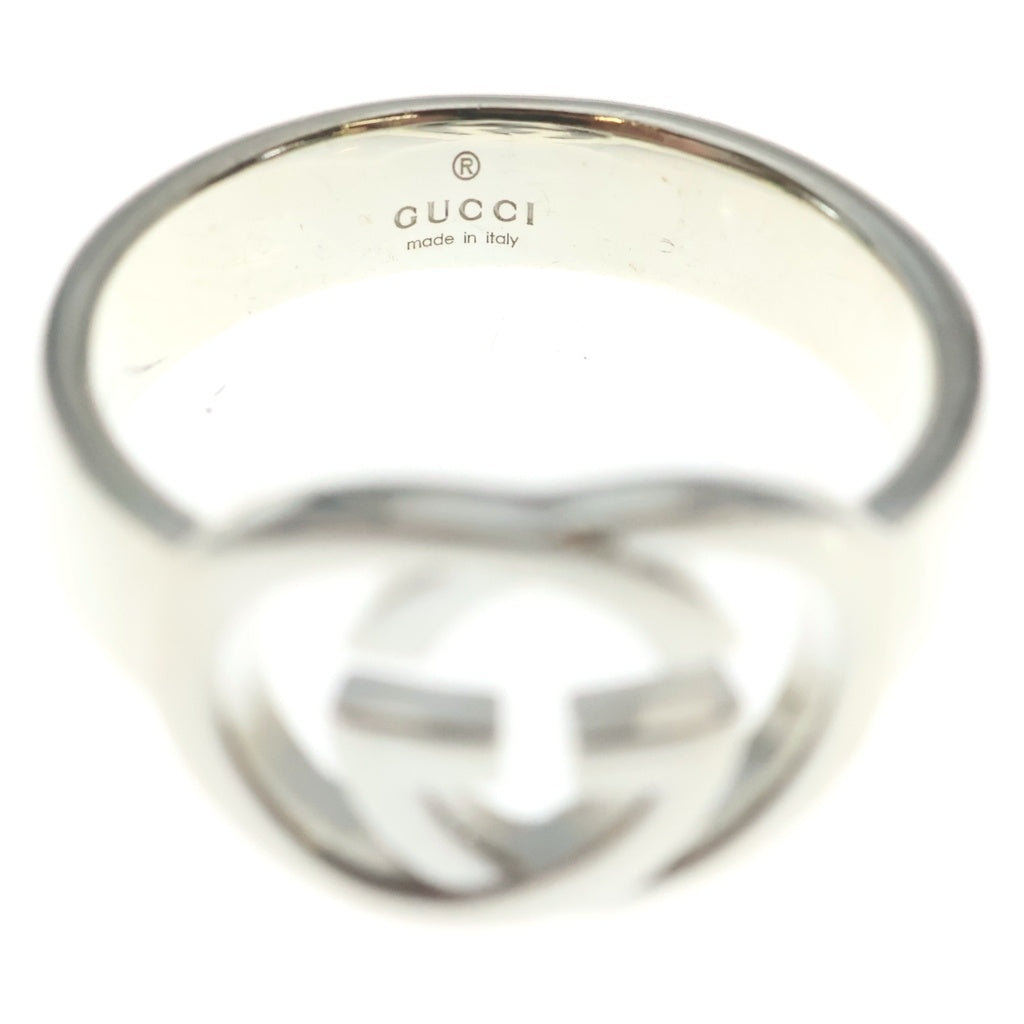 GUCCI(グッチ) インターロッキングG リング 指輪 SV925 シルバー 5.5g