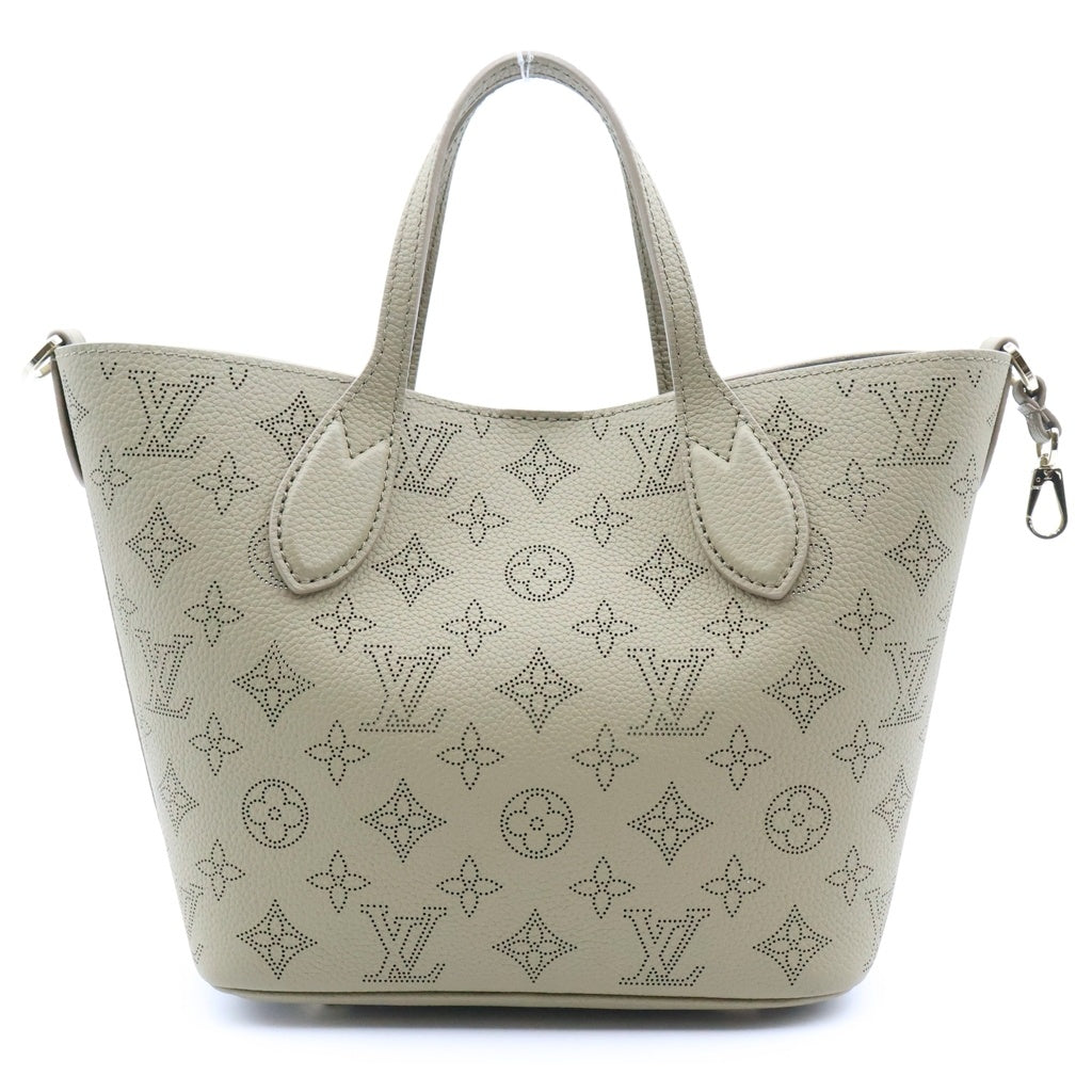 LOUIS VUITTON(ルイヴィトン) モノグラムマヒナ ブロッサムPM ガレ 2WAYハンドバッグ ショルダーバッグ カーキ レザー M21849 ゴールド金具 レディース