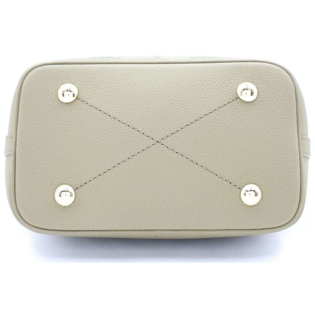 LOUIS VUITTON(ルイヴィトン) モノグラムマヒナ ブロッサムPM ガレ 2WAYハンドバッグ ショルダーバッグ カーキ レザー M21849 ゴールド金具 レディース