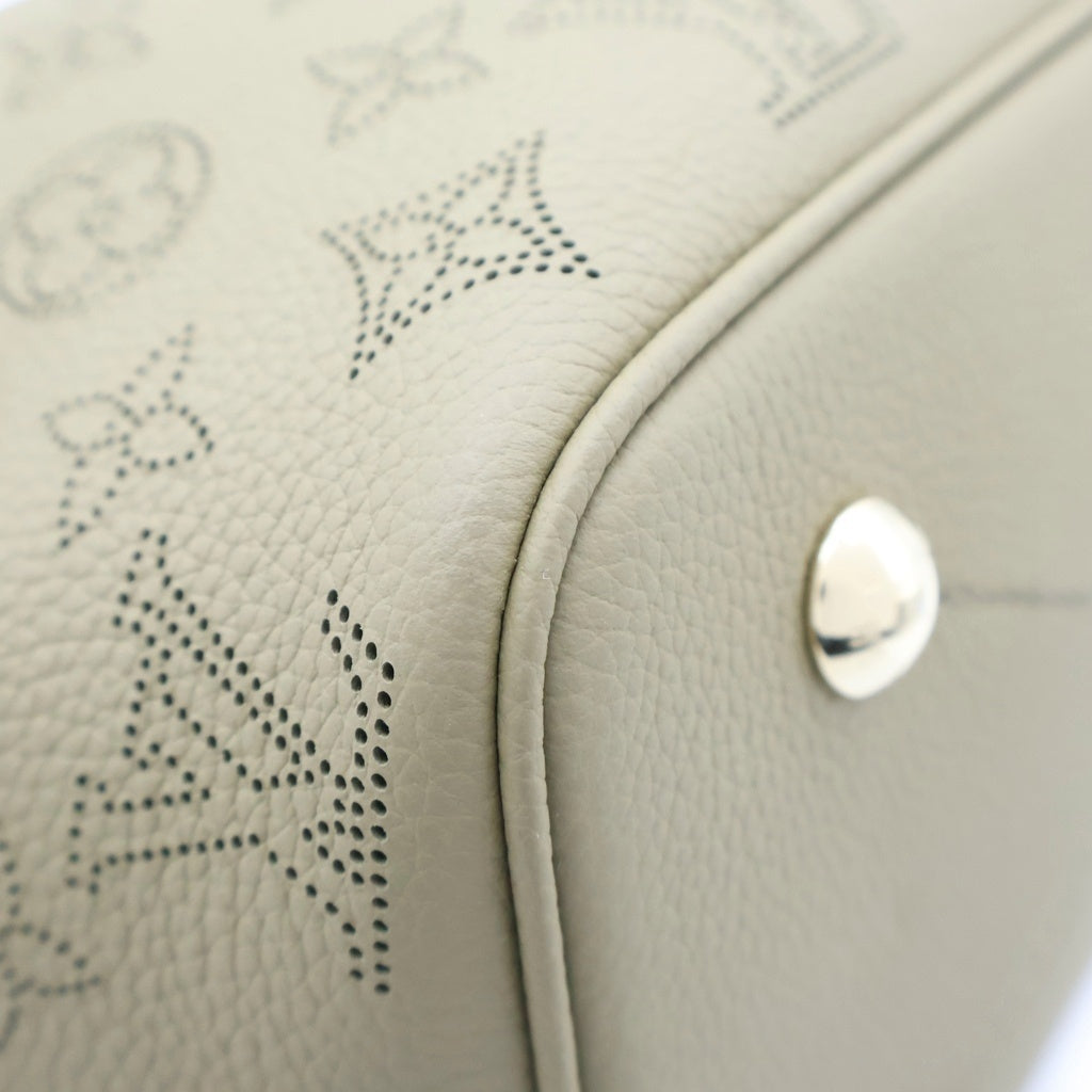LOUIS VUITTON(ルイヴィトン) モノグラムマヒナ ブロッサムPM ガレ 2WAYハンドバッグ ショルダーバッグ カーキ レザー M21849 ゴールド金具 レディース
