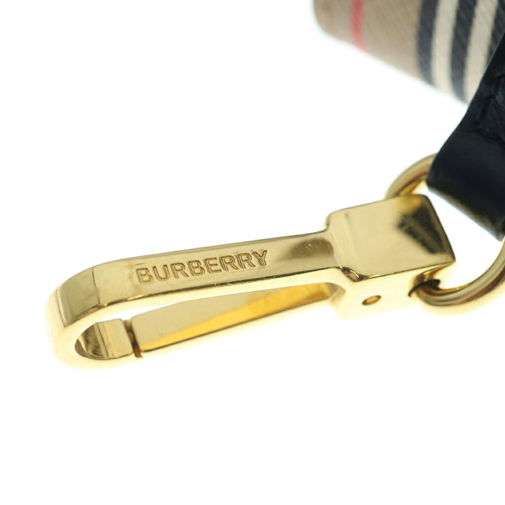 BURBERRY(バーバリー) アイコンストライプ Eキャンバス AirPods Proケース イヤホンケース エアーポッズ アーカイブベージュ 8031539