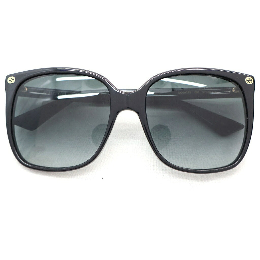 GUCCI(グッチ) サングラス スクエア アイウェア ブラック GG0022S