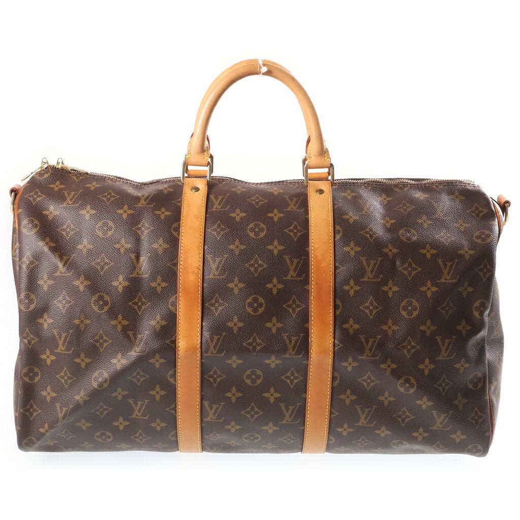 LOUIS VUITTON(ルイヴィトン) モノグラム キーポルバンドリエール50 ボストンバッグ ブラウン PVCレザー M41416