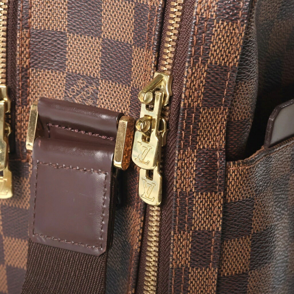 LOUIS VUITTON(ルイヴィトン) ダミエ ドルソドゥロ ショルダーバッグ ブラウン レザー N45251 ゴールド金具