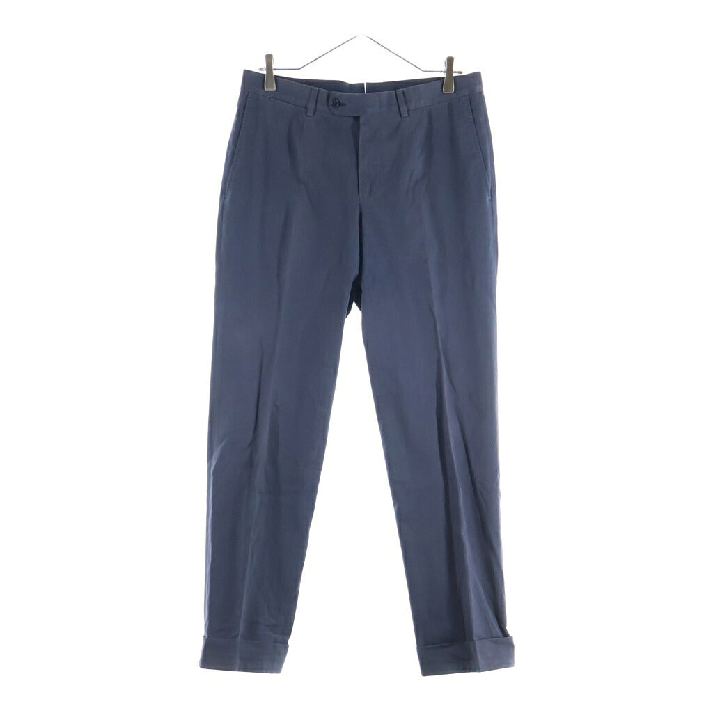 Ermenegildo Zegna(エルメネジルドゼニア) スラックス パンツ ネイビー コットン 04F200